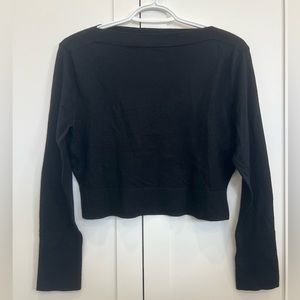Uniqlo wide neck black sweater